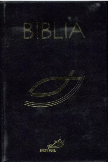 Biblia z rybką z suwakiem czarna