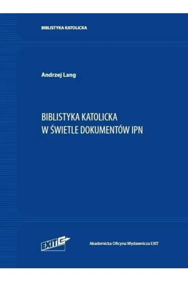 Pakiet: Biblistyka katolicka w archiwach cz.2
