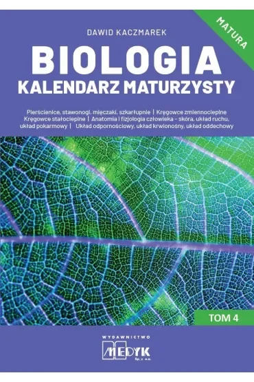 Biologia Kalendarz Maturzysty Tom 4