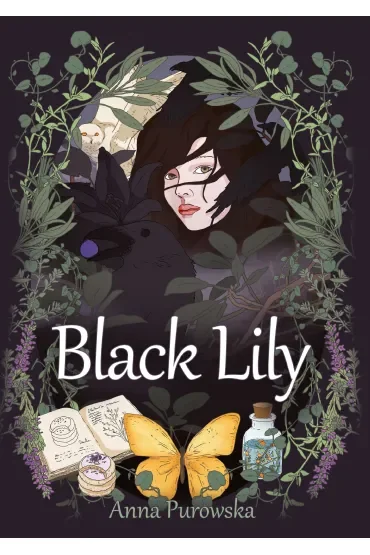 Black Lily (barwione brzegi)
