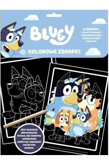 Bluey. Kolorowe zdrapki