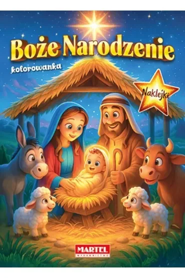 Boże Narodzenie Szopka z naklejkami