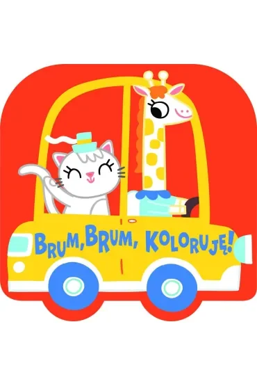 Brum, brum, koloruję! - Samochód