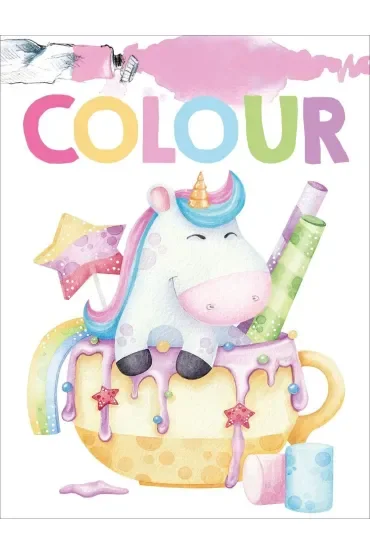 Colour. Koloruję obrazki Jednorożec