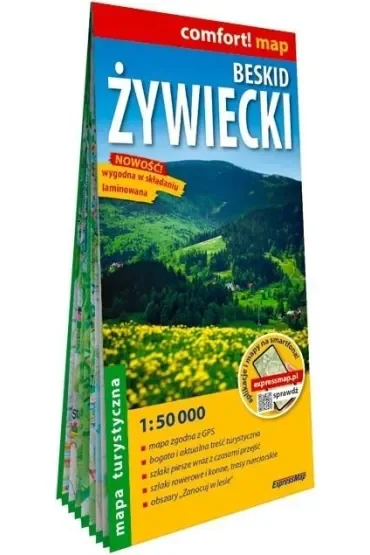 Beskid Żywiecki mapa turystyczna 1:50 000 laminat 2026