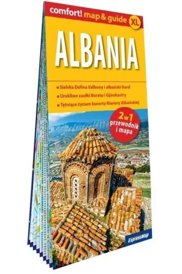 Albania 2w1 przewodnik i mapa laminowana 2026