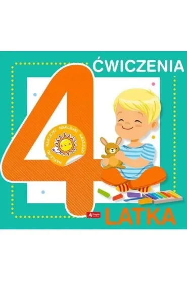 Ćwiczenia 4-latka z naklejkami