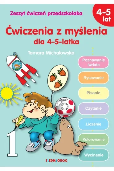 Ćwiczenia z myślenia dla 4-5-latka