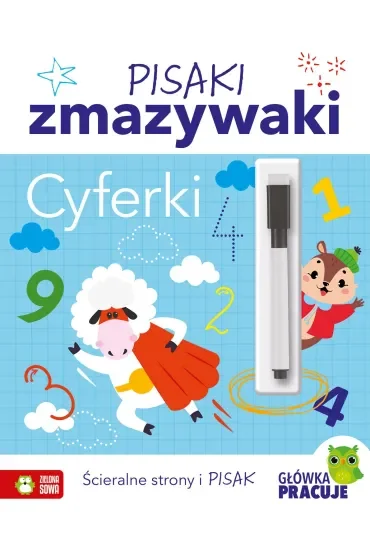Pisaki zmazywaki. Cyferki