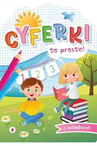 Książka edu. A4  Naklejki Cyferki. To proste  SKRZAT 077148