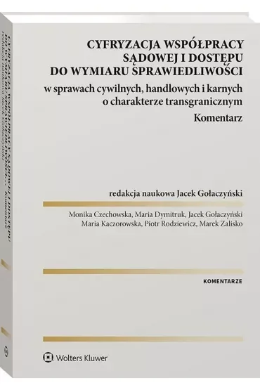 Cyfryzacja współpracy sądowej i dostępu do wymiaru sprawiedliwości w sprawach cywilnych, handlowych