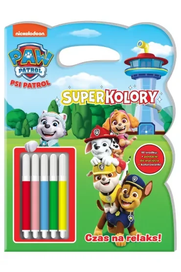 Czas na relaks. Psi Patrol. SuperKolory