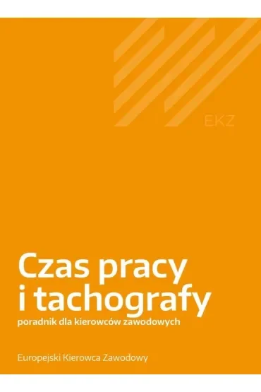 Czas pracy kierowcy i tachografy w.czarno-białe
