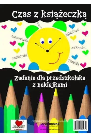 Czas z książeczką. Zadania dla przedszkolaka z naklejkami