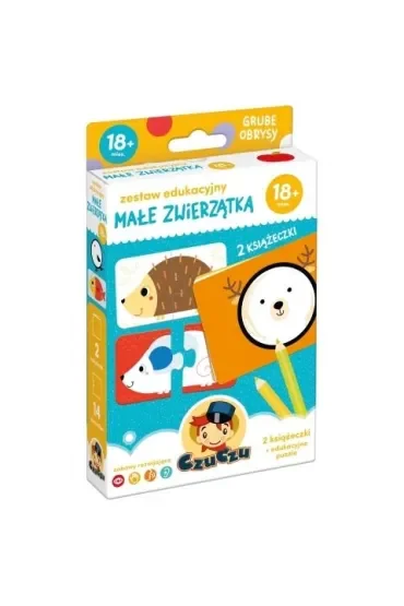 CzuCzu Zestaw edukacyjny. Małe zwierzątka 18 mies.+