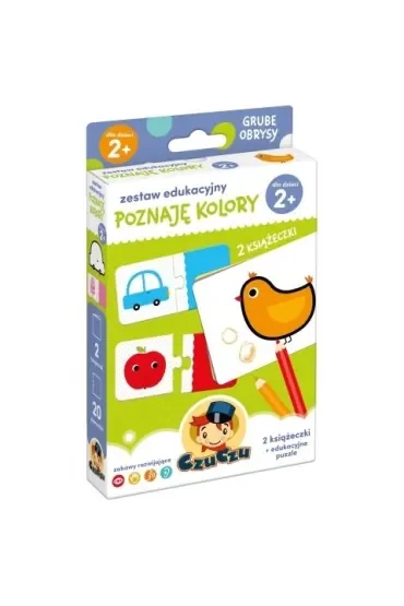CzuCzu Zestaw edukacyjny. Poznaję kolory 2+