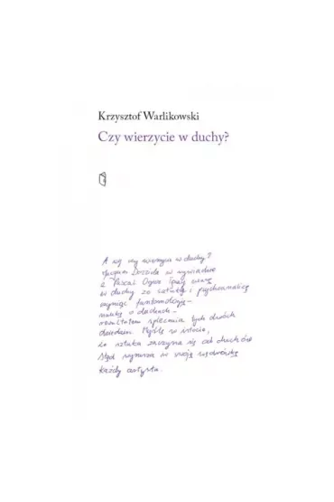 Czy wierzycie w duchy