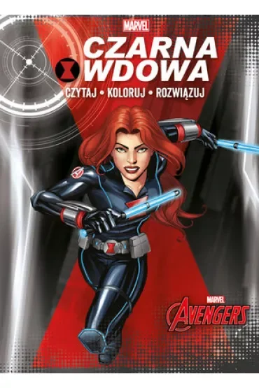 Czytaj, koloruj, rozwiązuj. Marvel. Czarna Wdowa