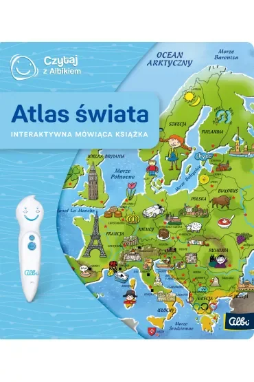 Czytaj z Albikiem. Atlas Świata. Interaktywna mówiąca książka
