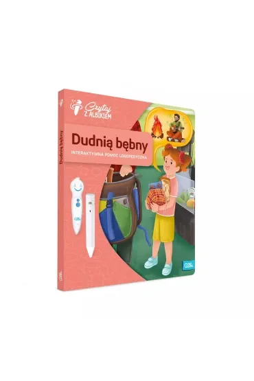 Czytaj z Albikiem. Dudnią bębny. Książka logopedyczna