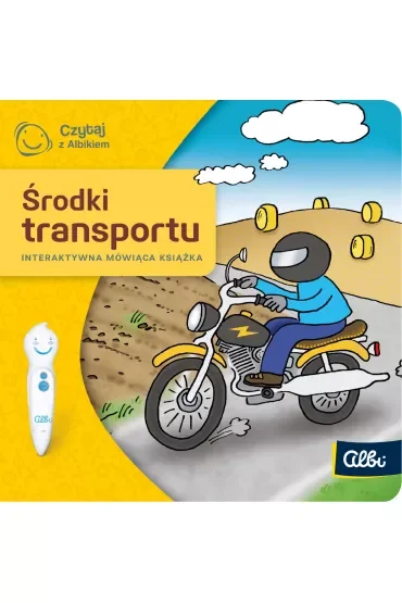 Czytaj z Albikiem. Środki transportu. Interaktywna mówiąca książka