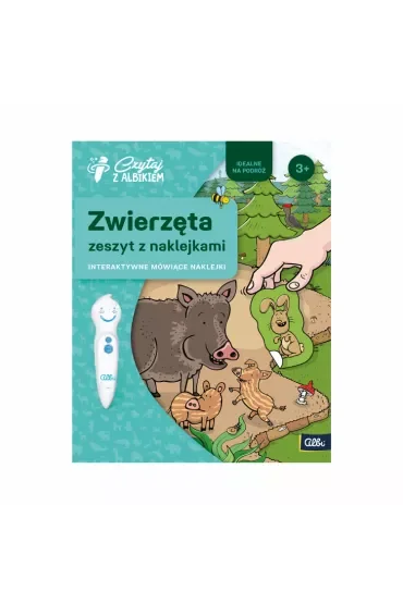Czytaj z Albikiem. Zeszyt z naklejkami. Zwierzęta. Interaktywne mówiące naklejki