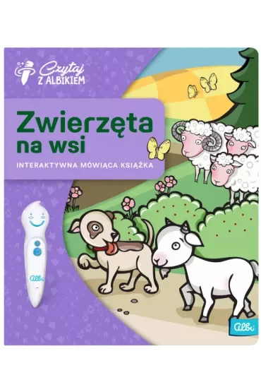 Czytaj z Albikiem. Zwierzęta na wsi. Interaktywna mówiąca książka
