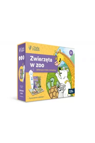 Czytaj z Albikiem. Zwierzęta w Zoo. Mówiące pióro z książką