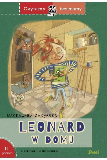 Czytamy bez mamy. Leonard w domu (poziom 2)