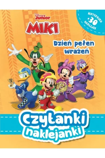Czytanki naklejanki. Disney Junior Miki. Dzień pełen wrażeń