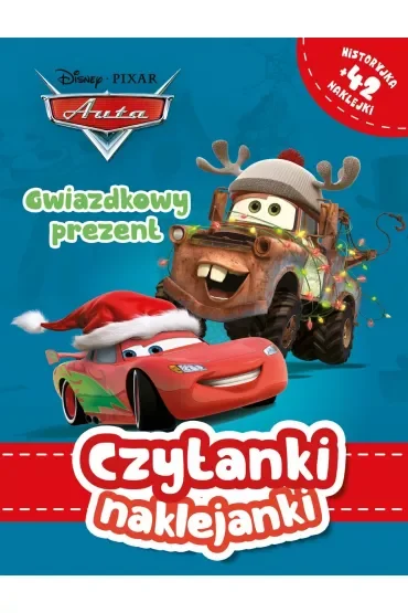 Czytanki naklejanki. Disney Pixar. Auta. Gwiazdkowy prezent