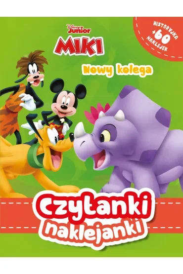 Czytanki naklejanki. Nowy kolega. Miki. Disney