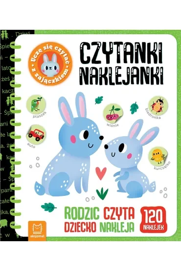 Czytanki naklejanki Uczę się czytać z zajączkiem