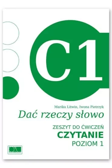 Dać rzeczy słowo. Czytanie - poziom 1.