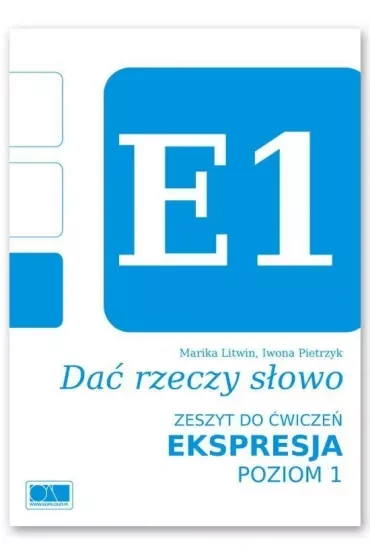 Dać rzeczy słowo. Ekspresja - poziom 1.