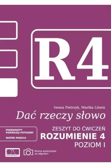 Dać rzeczy słowo. Rozumienie 4. Poziom 1