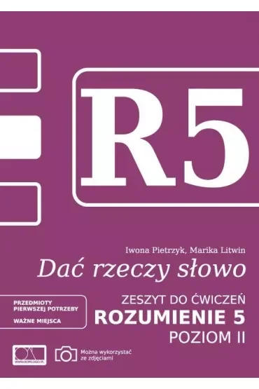 Dać rzeczy słowo. Rozumienie 5. Poziom 2