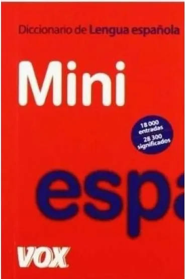 Diccionario mini lengua espanol