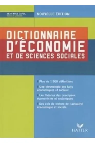 Dictionnaire D'economie