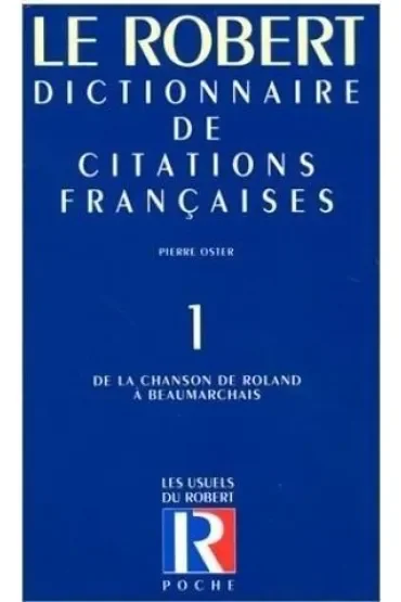 Dictionnaire poche citations francaises T.1