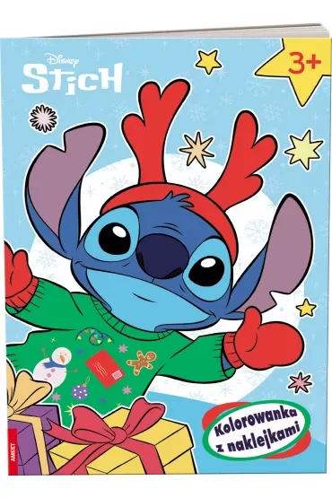 Disney Stich. Kolorowanka z naklejkami