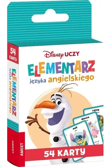 DISNEY UCZY MIX.  Elementarz języka angielskiego. Karty