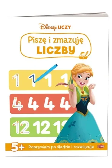 Disney Uczy Kraina Lodu. Piszę i zmazuję liczby