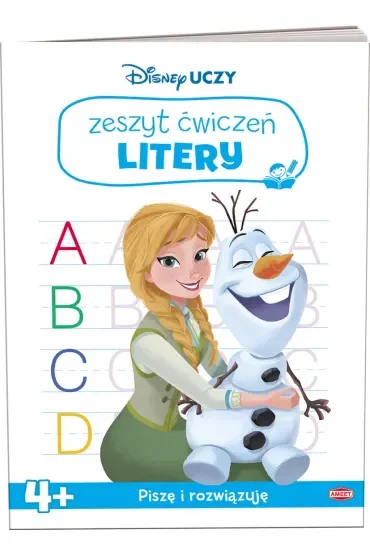 Disney uczy kraina lodu Zeszyt ćwiczeń Litery UDZ-9303