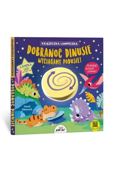 Dobranoc dinusie wyciągamy podusie! Książeczka lampeczka