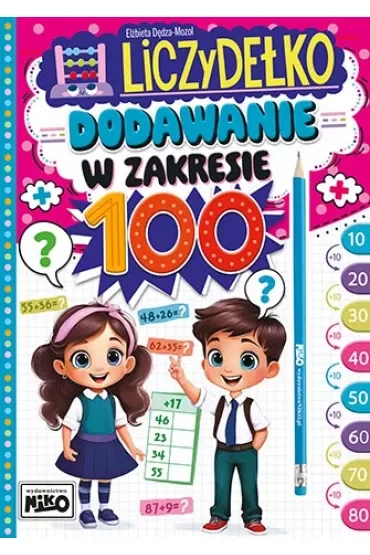 Dodawanie w zakresie 100. Liczydełko