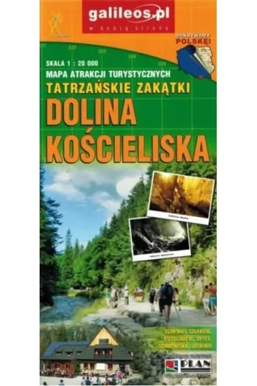 Dolina Kościeliska. Mapa atrakcji w.2024