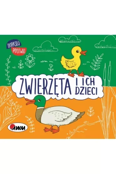 Dopasuj połówki. Zwierzęta i ich dzieci