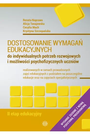 Dostosowanie wymagań edukacyjnych II etap edukacyjny Nowe wydanie