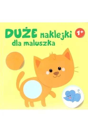 Duże naklejki dla maluszka 1+ - Kotek